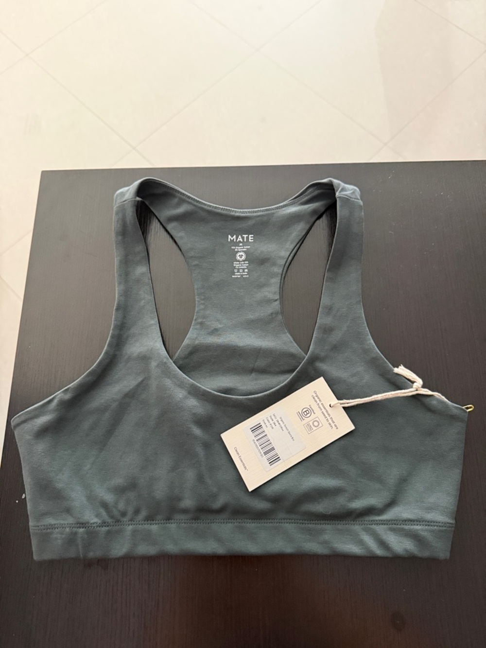 MATE The Label Women's Stretxh Sports Bra in Forest - Medium